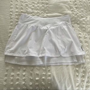 White Mondetta Tennis Skort